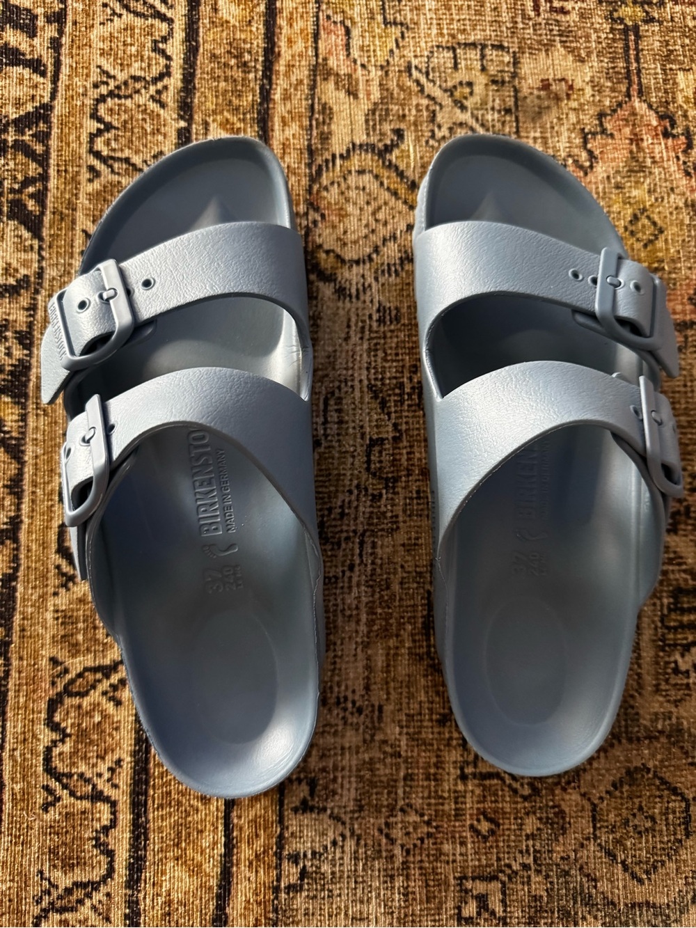 Blue Birkenstocks